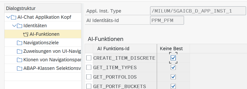 AI Construction Kit customizing functions