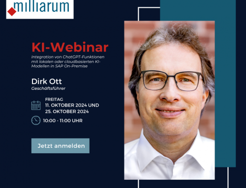Jetzt zum Webinar anmelden: Integration von KI in SAP On-Premise